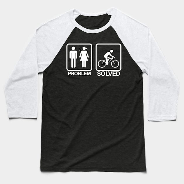 Cycling Baseball T-Shirt by UniqueWorld